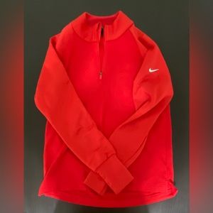 Red Nike Half Zip
